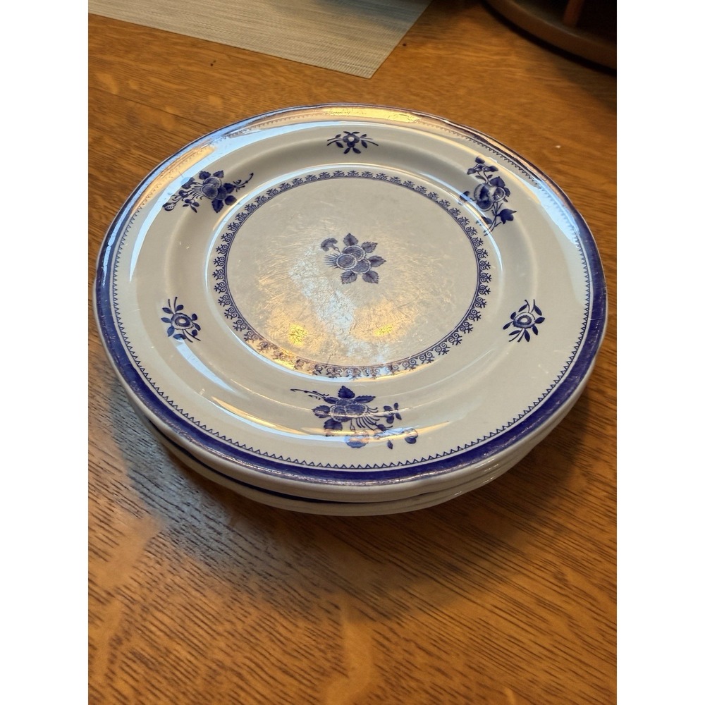 Set Of 5 Copeland Spode Gloucester 8" Salad Plates Fine Stone